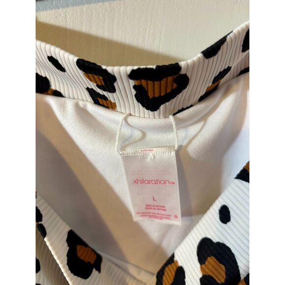 Xhilaration Women’s Leopard Print Bikini Set Size S Top /L Bottom Two-Piece - Picture 6 of 7